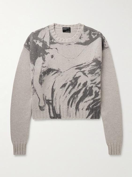 Grey sweater from Enfants Riches Déprimés