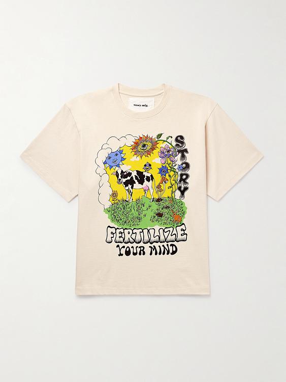 Print white t-shirt from Story Mfg.