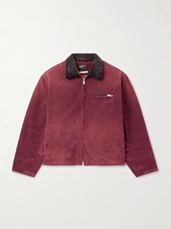 Dark red casual jacket from Enfants Riches Déprimés