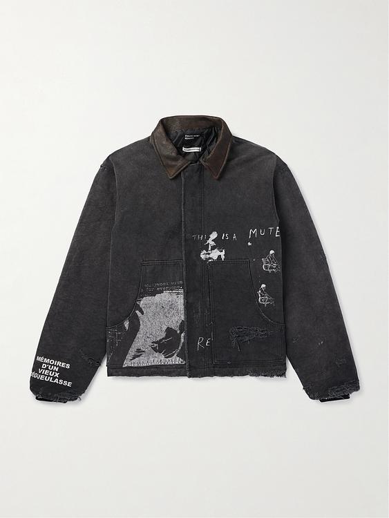 Print black casual jacket from Enfants Riches Déprimés