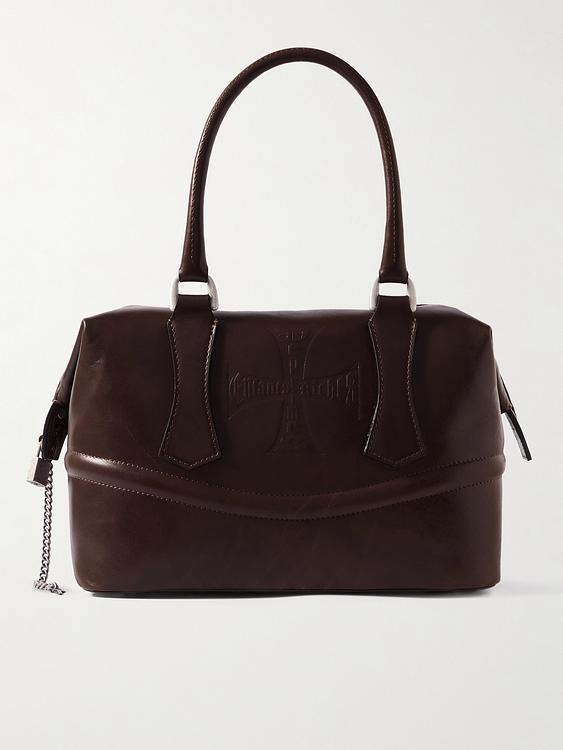 Dark brown tote bag from Enfants Riches Déprimés