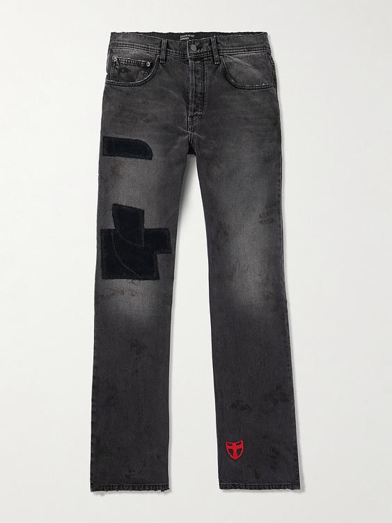Black distressed jeans from Enfants Riches Déprimés
