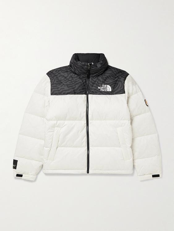 White down jacket from The North Face