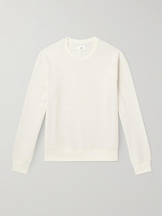 White sweatshirt from Mr P.