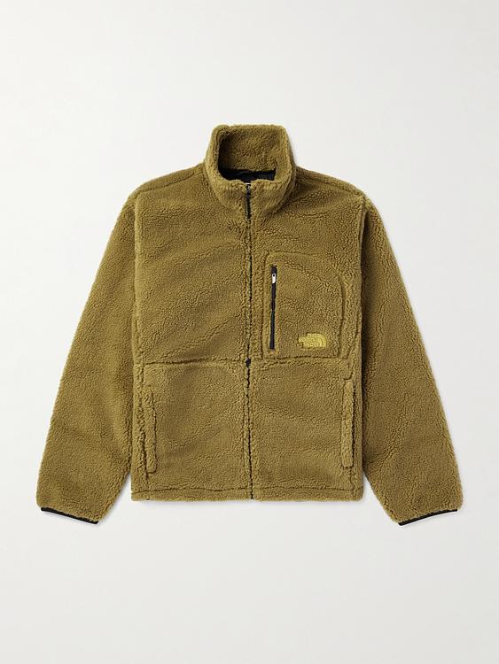 Brown fleece jacket from The North Face