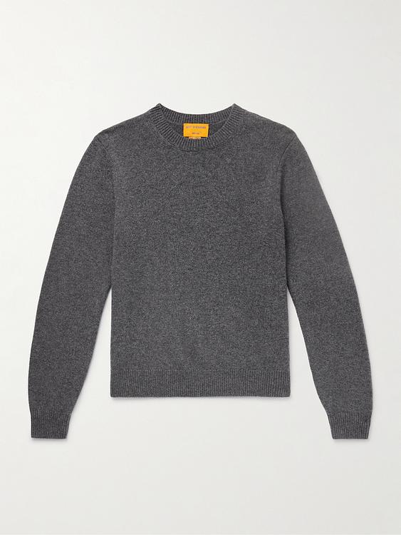 Dark grey cashmere sweater from Guest In Residence