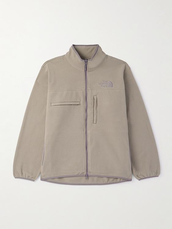 Taupe fleece jacket from The North Face