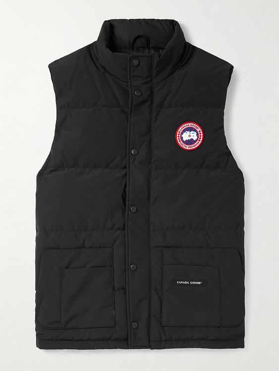 Black vest from Canada Goose