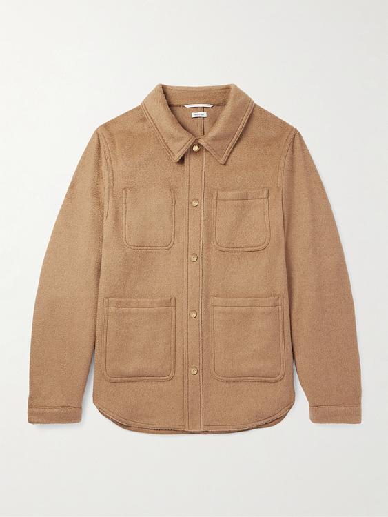 Brown overshirt from Thom Browne