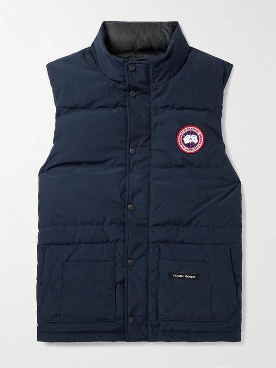 Black vest from Canada Goose