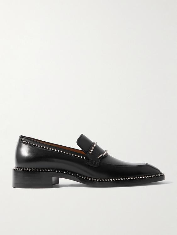 Dark grey loafers from Christian Louboutin