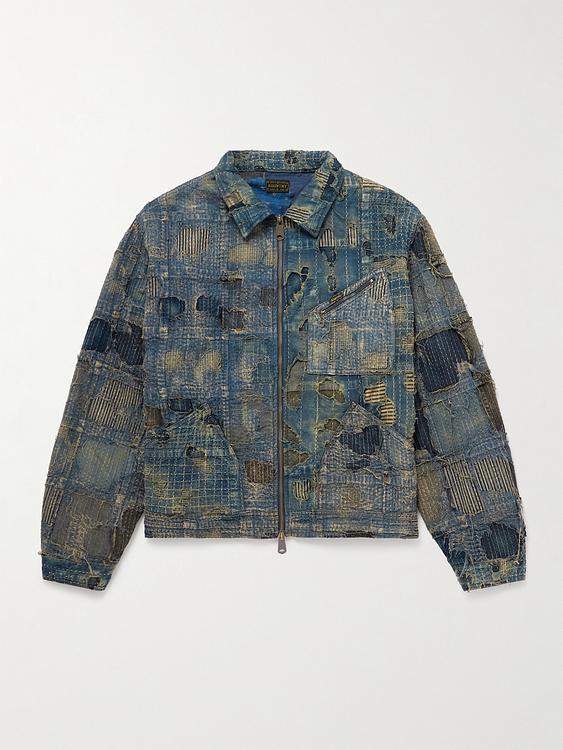 Dark grey denim jacket from Kapital