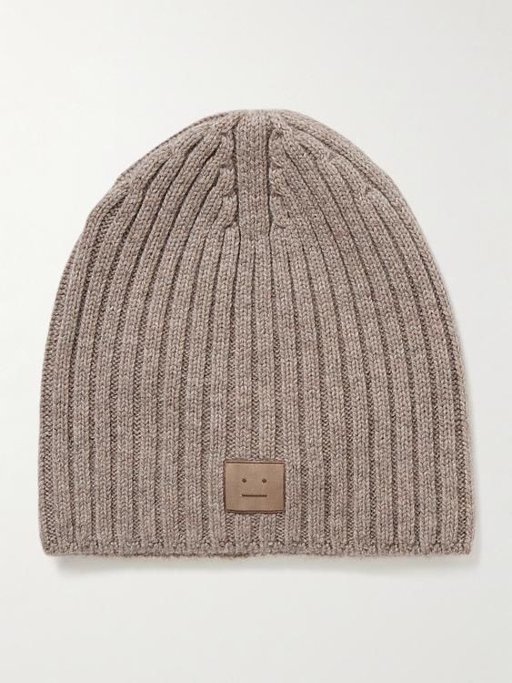 Grey beanie from Acne Studios