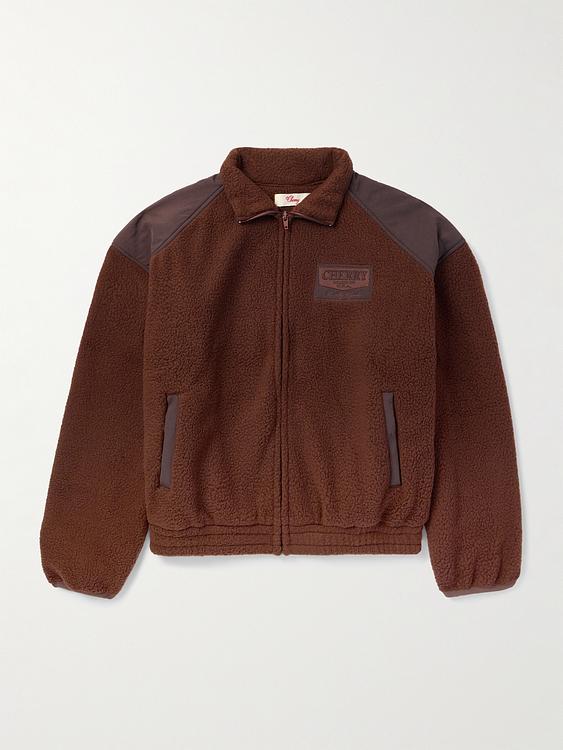 Brown fleece jacket from Cherry Los Angeles