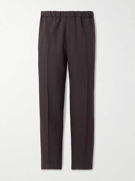 Dark brown formal trousers from Jil Sander