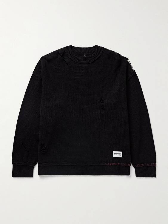 Print black sweater from Neighborhood