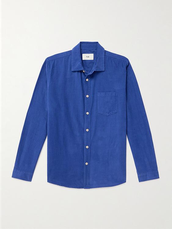 Dark blue casual shirt from Folk