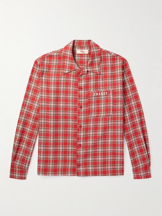 Checkered red flannel shirt from Cherry Los Angeles