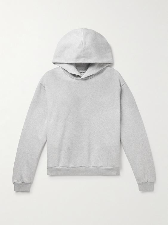 Grey hooded sweatshirt from Acne Studios