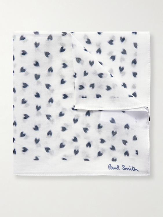 White pocket square from Paul Smith