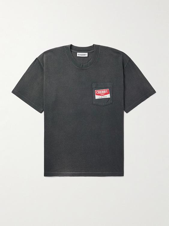 Print dark grey t-shirt from Cherry Los Angeles