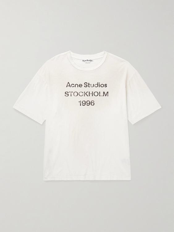 Print white t-shirt from Acne Studios