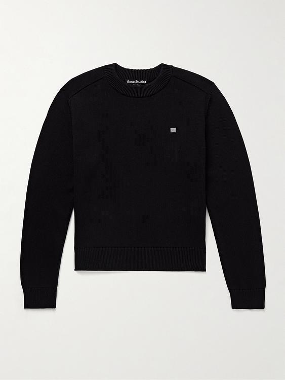 Black sweater from Acne Studios