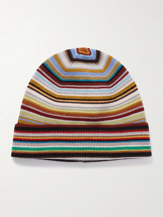 Striped multicolor tie from Paul Smith