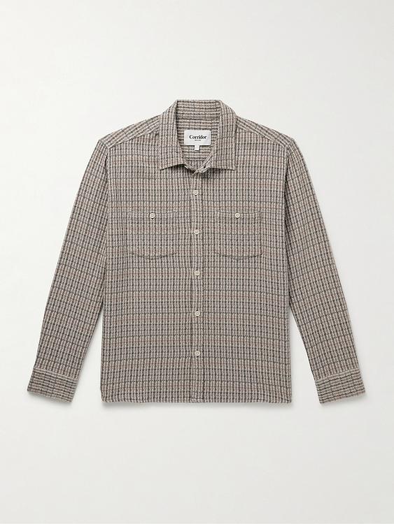 Checkered grey casual shirt from Corridor