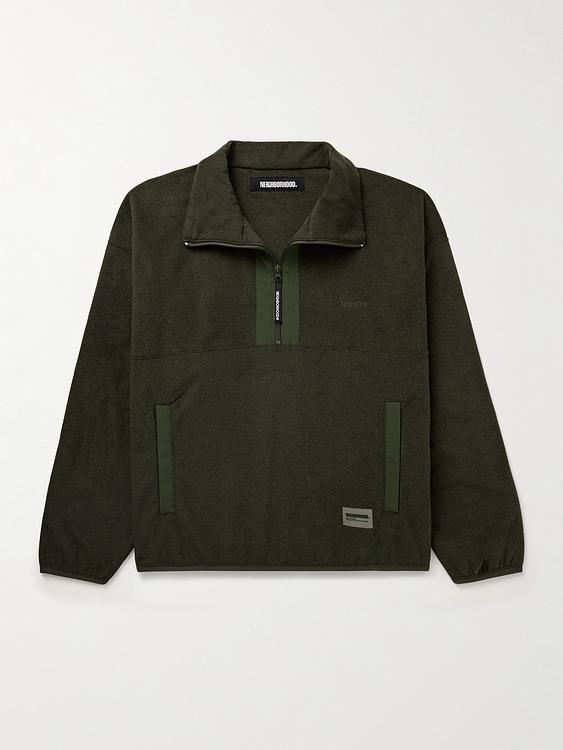 Dark green fleece jacket from Neighborhood