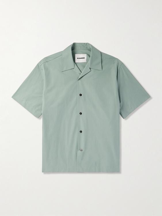 Grey short sleeve shirt from Jil Sander