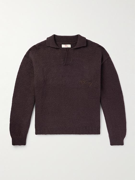 Dark brown sweater from Cherry Los Angeles
