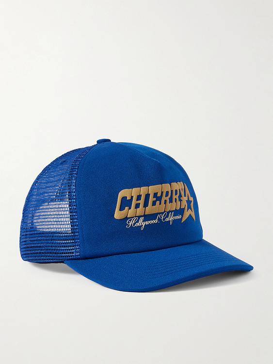 Print dark blue cap from Cherry Los Angeles