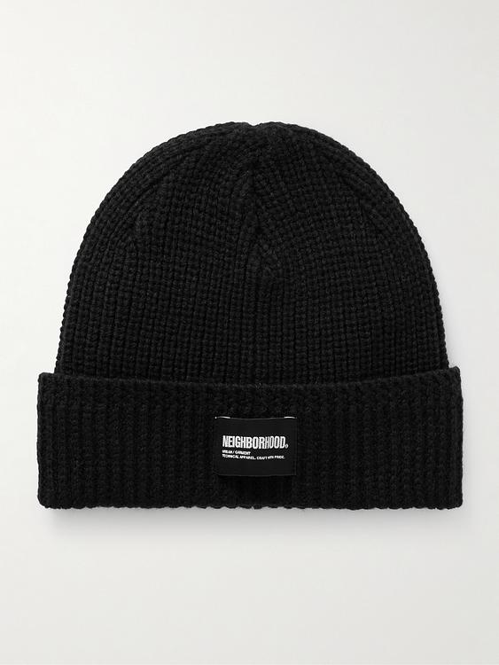 Black beanie from Neighborhood
