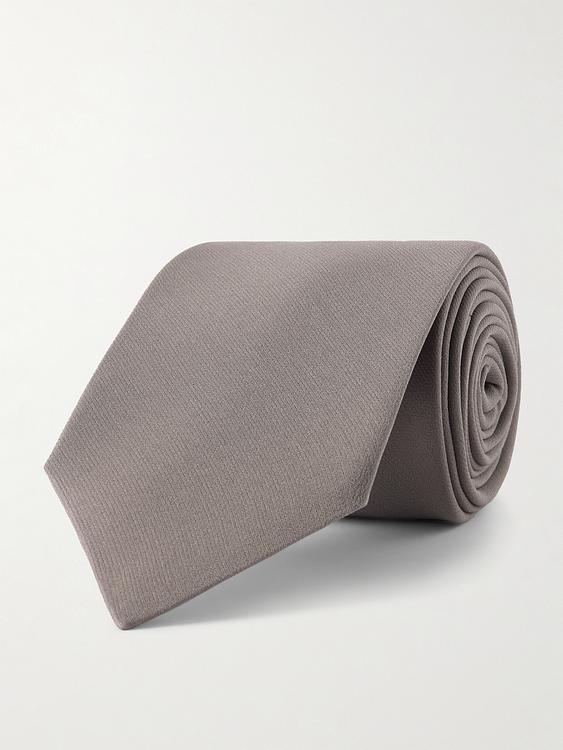 Grey tie from Saint Laurent