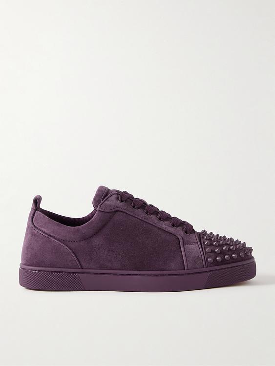 Purple sneakers from Christian Louboutin