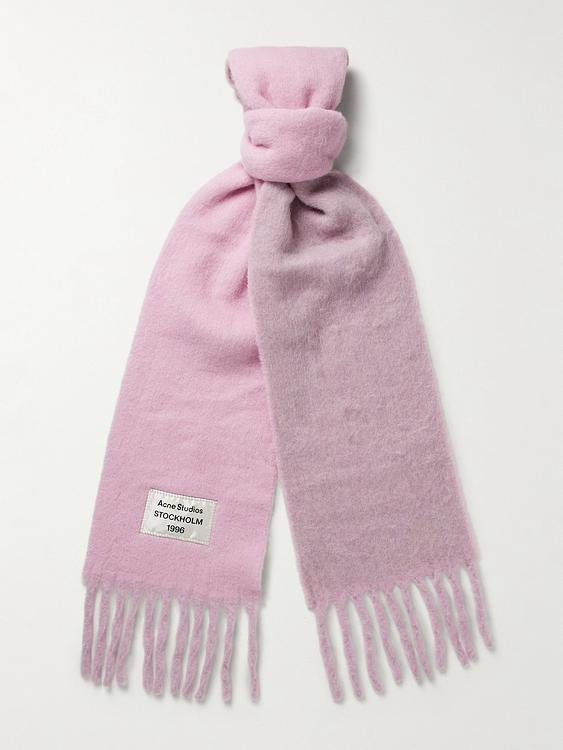 Light purple scarve from Acne Studios