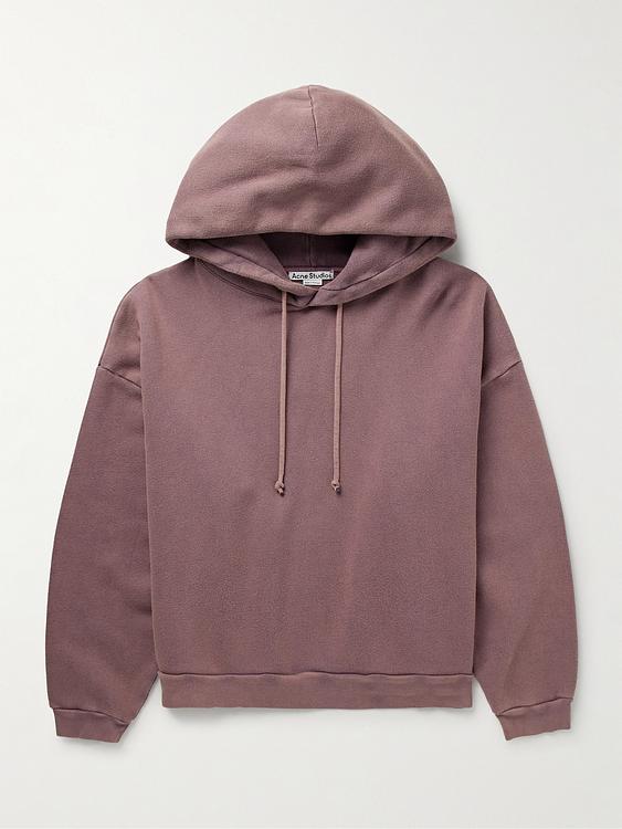 Taupe hooded sweatshirt from Acne Studios