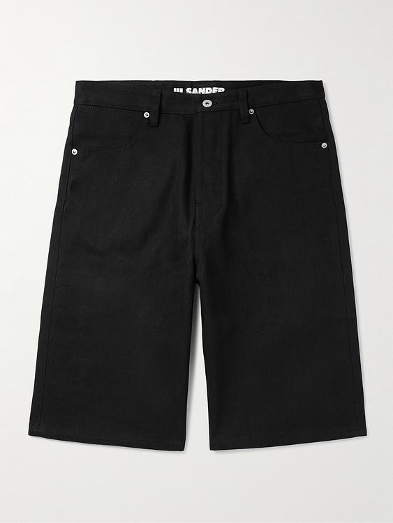 Black chino shorts from Jil Sander