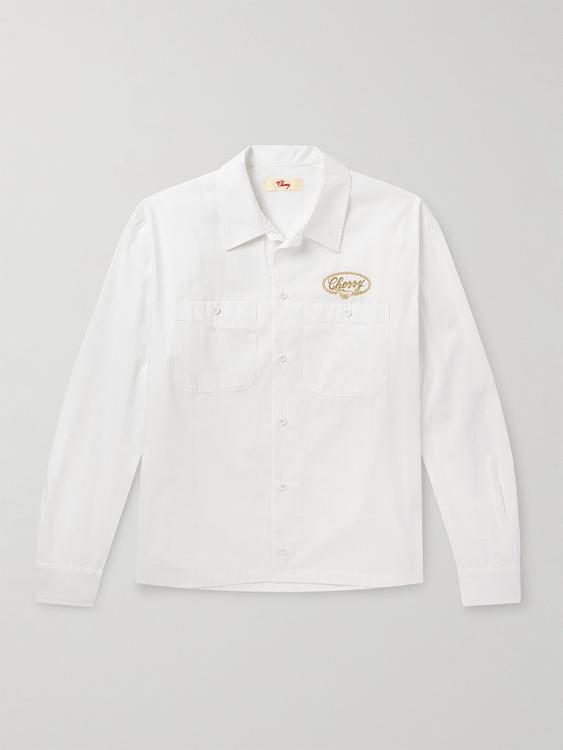 White casual shirt from Cherry Los Angeles