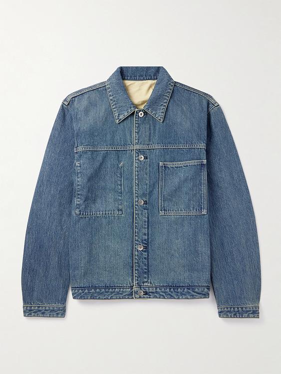 Dark grey denim jacket from Jil Sander