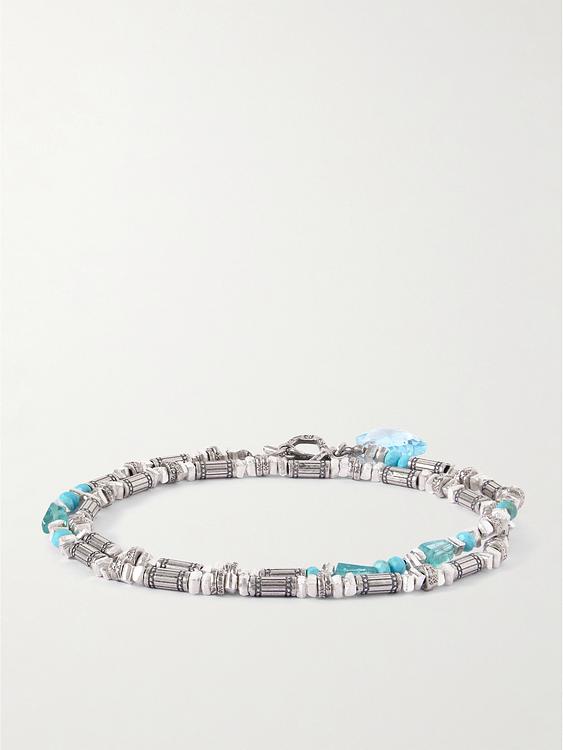 White bracelet from Peyote Bird