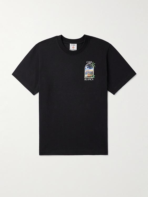 Black t-shirt from Casablanca