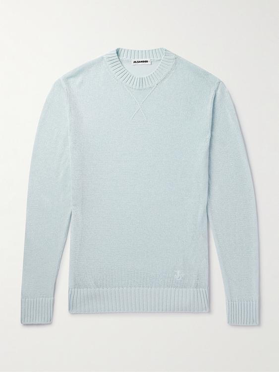 Grey sweater from Jil Sander