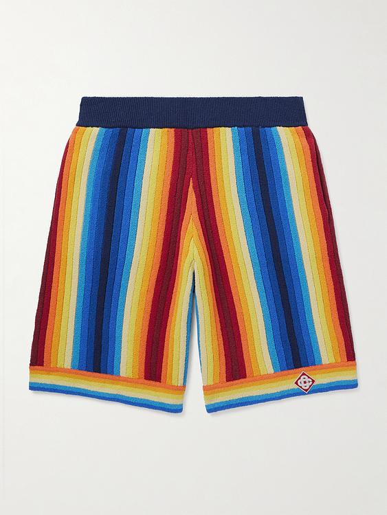 Striped multicolor boxer shorts from Casablanca