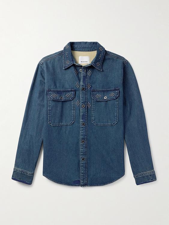 Dark blue denim jacket from Marant