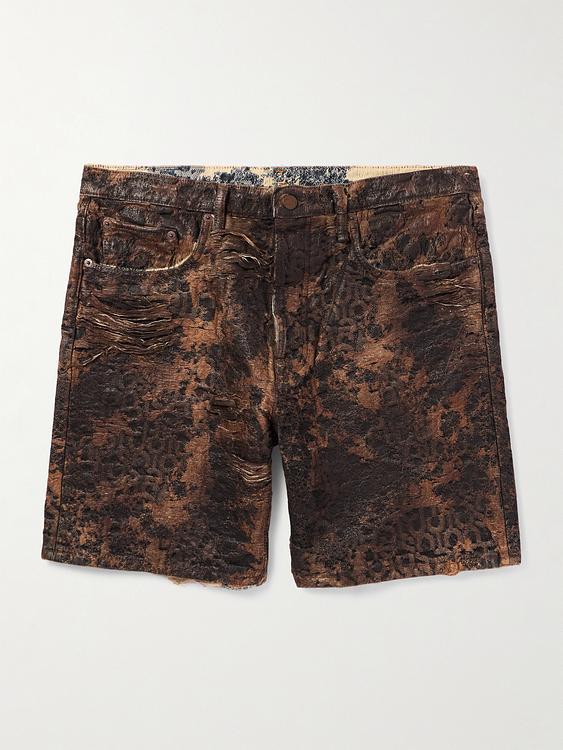 Dark brown chino shorts from Acne Studios