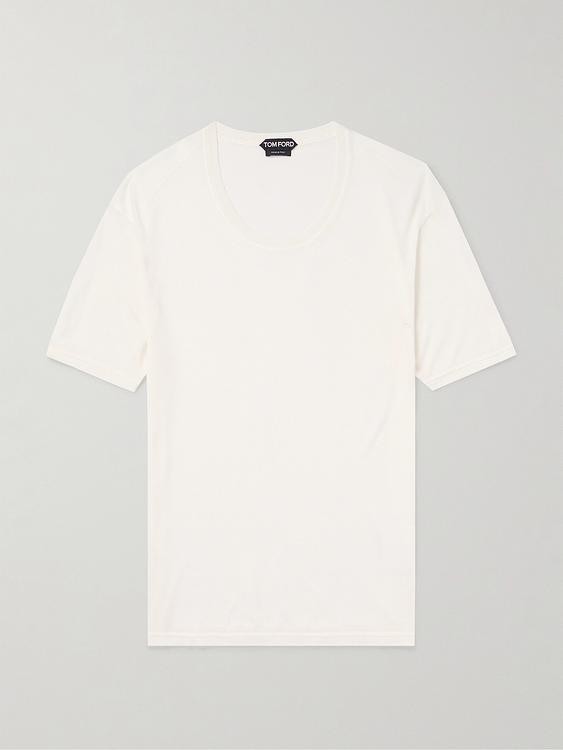 White t-shirt from Tom Ford