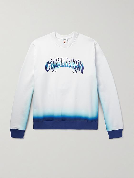 Print white sweatshirt from Casablanca