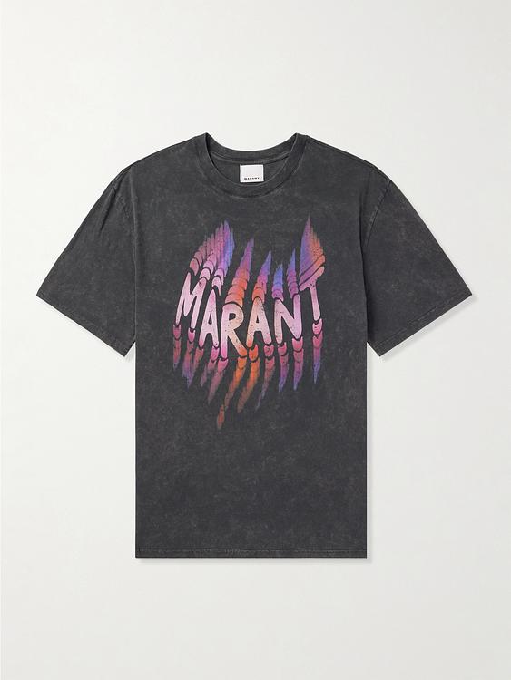 Print dark grey t-shirt from Marant
